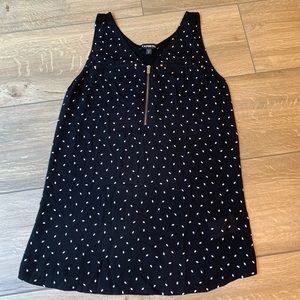 Express sleeveless speckled top